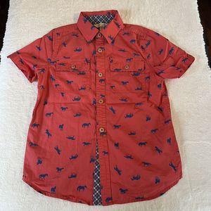 Boys Matilda Jane Clothing With Joanna Gaines Button Up Shirt Size 8 Horse Print